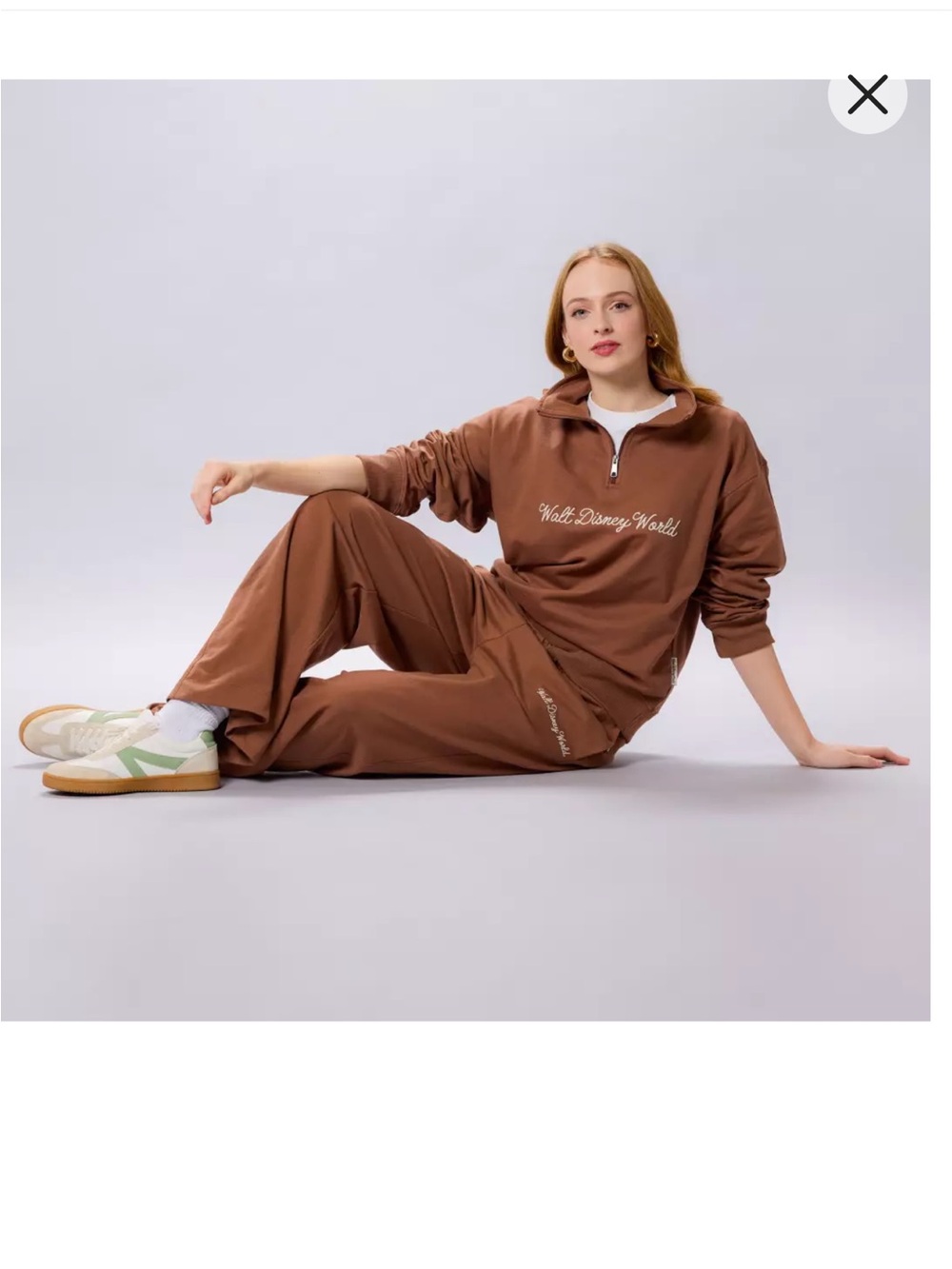 Walt Disney World Women's Brown Relaxed Jogger Pants